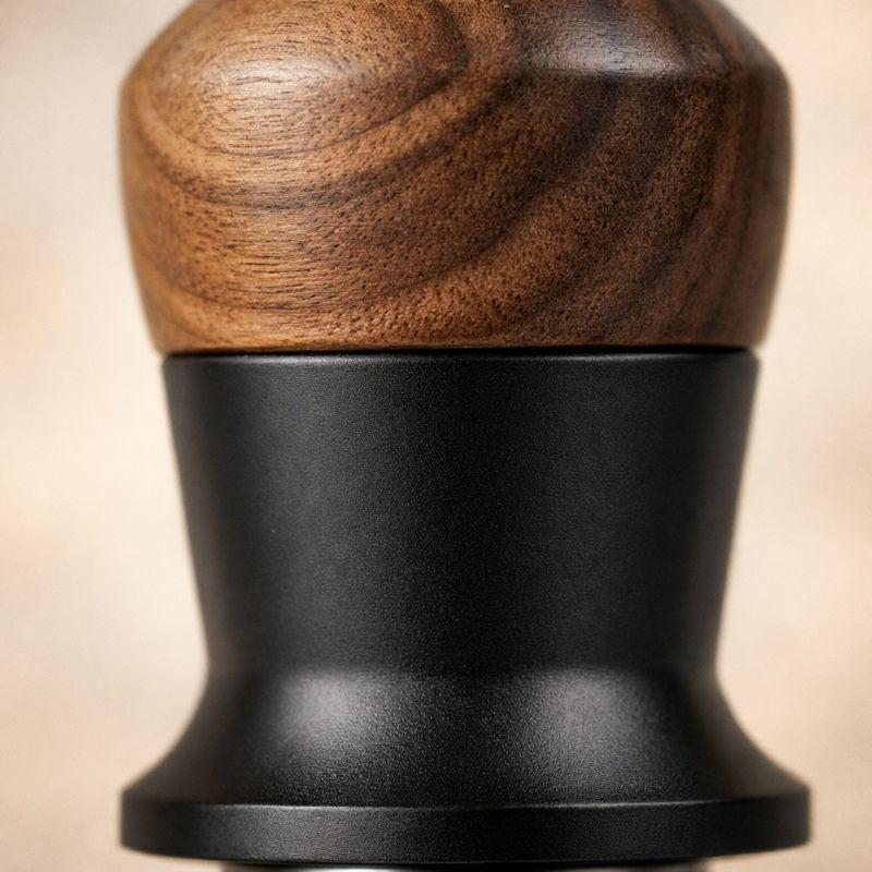 ADJUSTABLE WALNUT ESPRESSO TAMPER