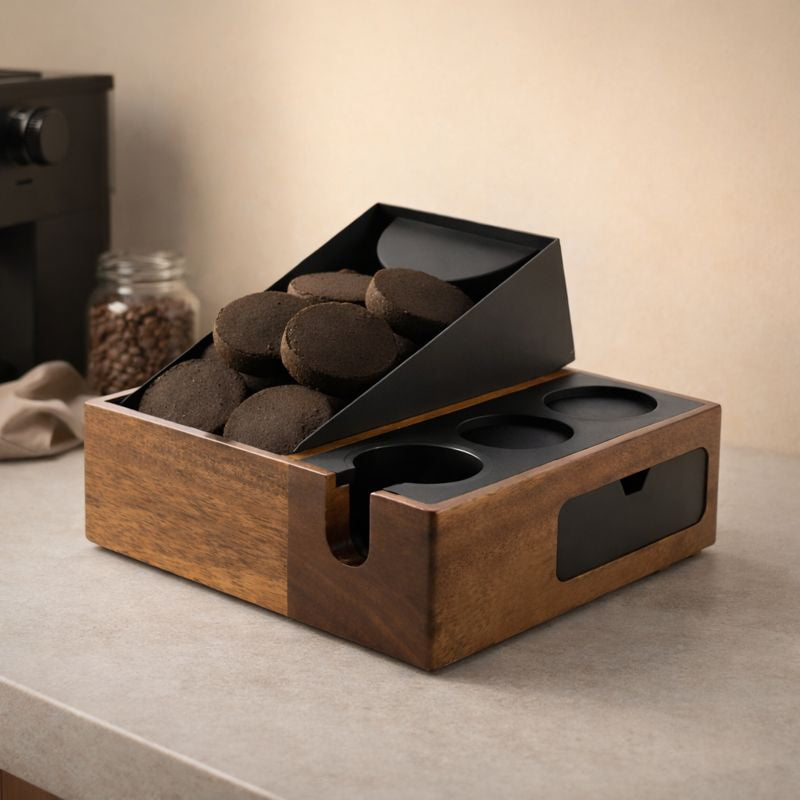 STATION BARISTA AVEC KNOCK BOX INTÉGRÉ