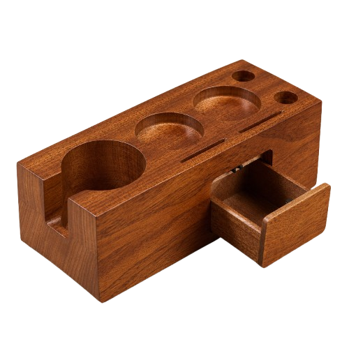 WOODEN TAMPING STATION